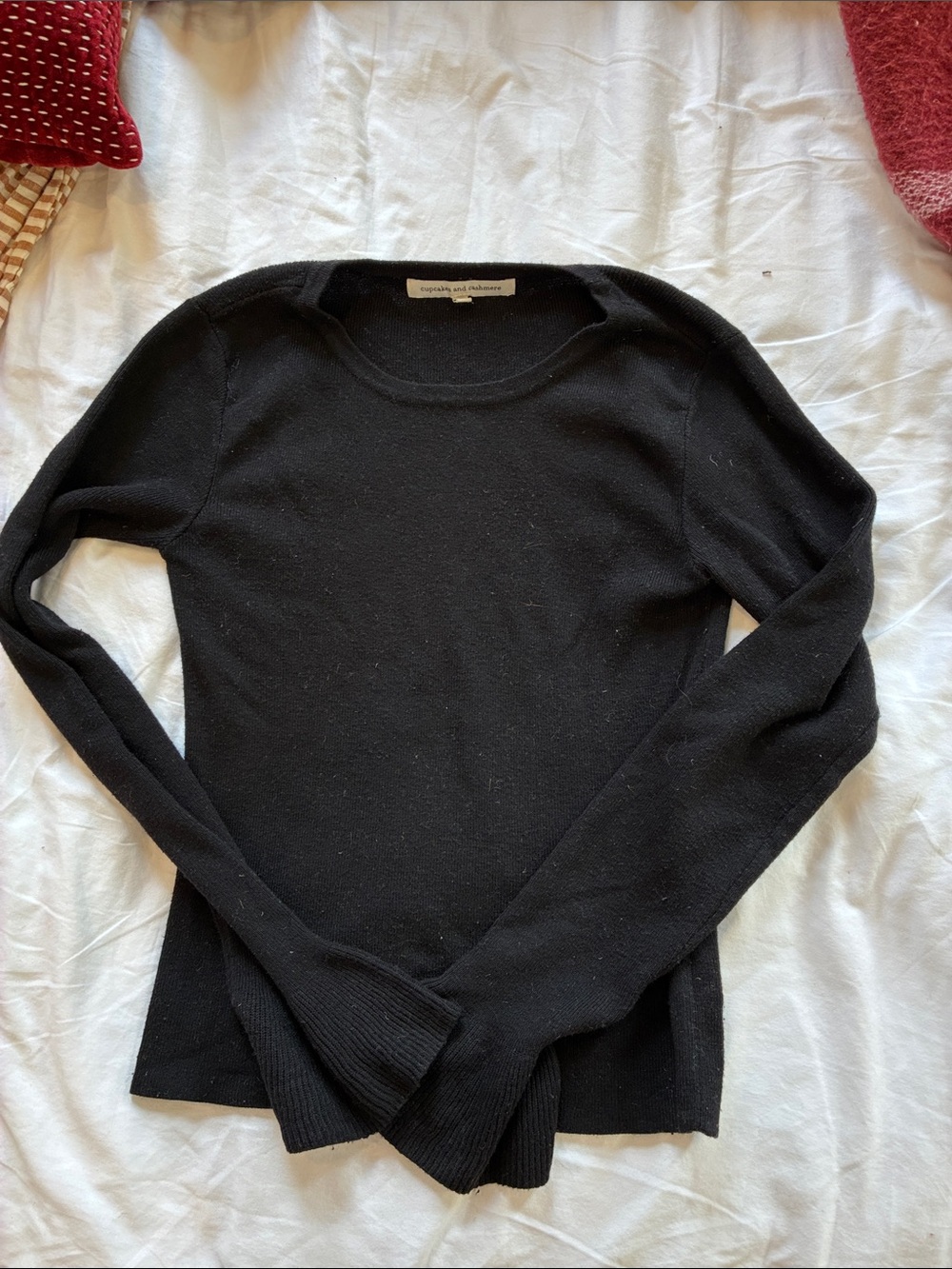 Small Cupcakes & Cashmere Bell Sleeve Sweater